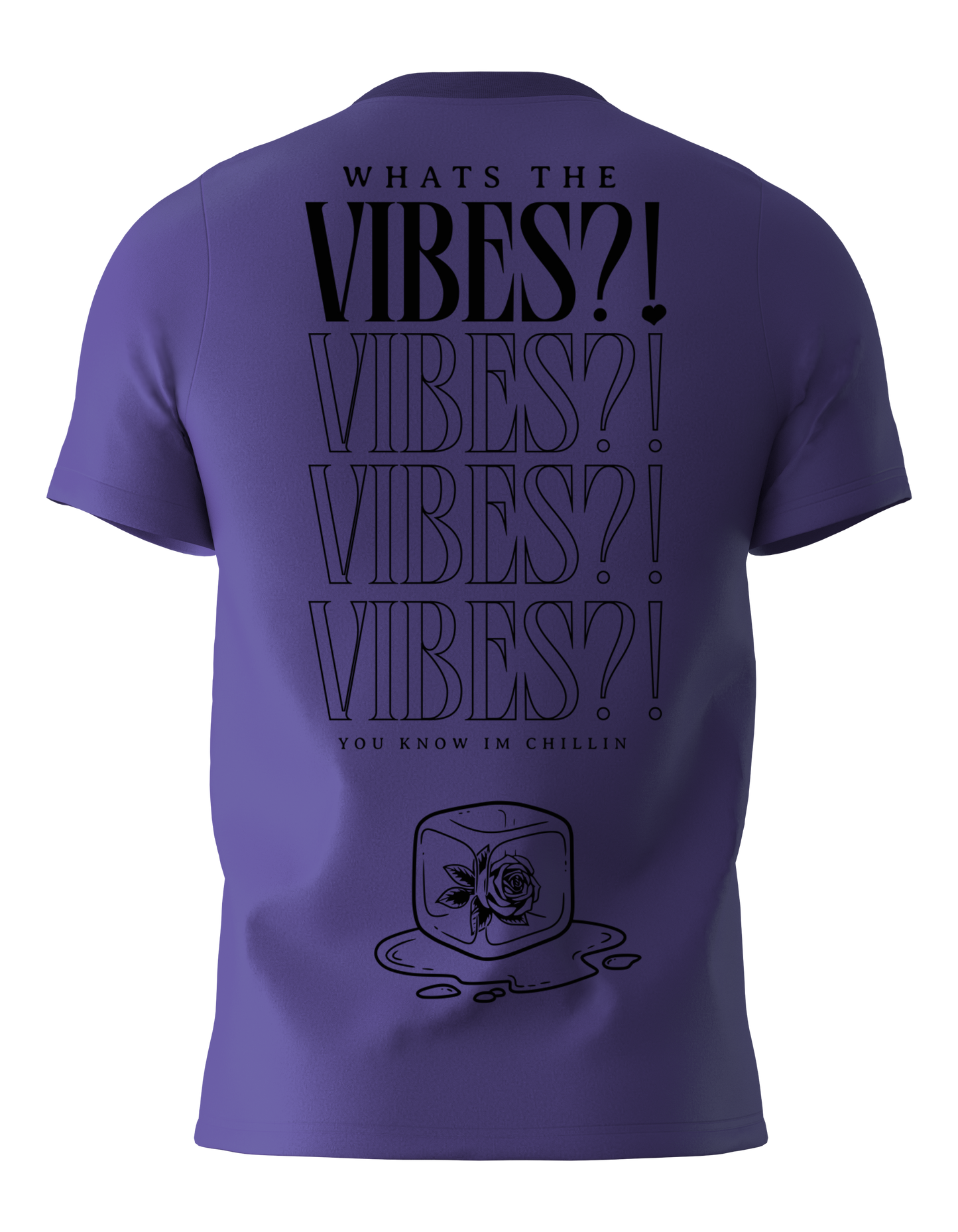 PURPLE - "Whats the Vibes?!" T-Shirt