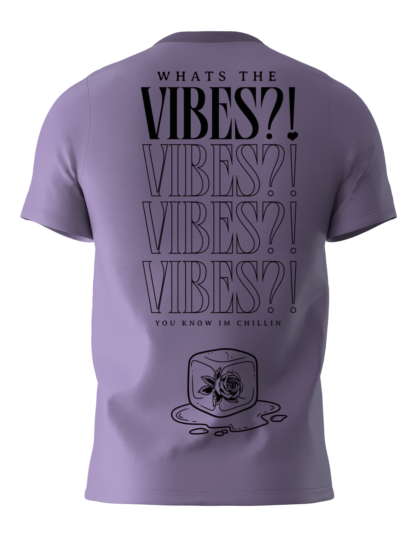 Heather PURPLE - "Whats the Vibes?!" T-Shirt