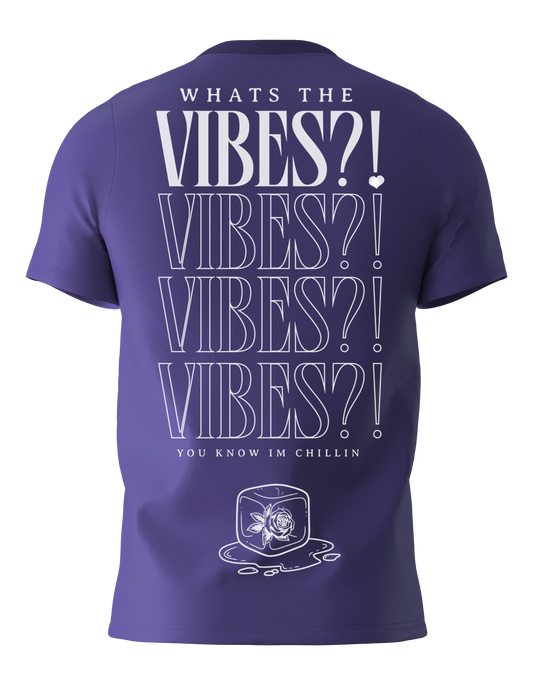 PURPLE - "Whats the Vibes?!" T-Shirt